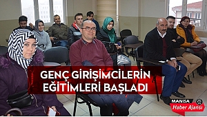 GENÇ GİRİŞİMCİLERİN EĞİTİMLERİ BAŞLADI