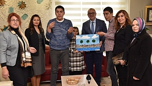 Otizm Gençlik ve Spor Kulübü’nden Başkan Ergün’e Ziyaret
