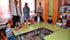 BAŞKAN ÇELİK, ÇOCUK KÜLTÜR VE SANAT MERKEZİ’Nİ İNCELEDİ