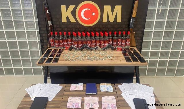 Manisa emniyeti suçlular göz açtırmıyor