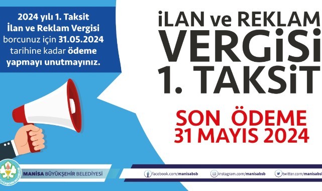 İlan Ve Reklam Vergisi'nde Son Gün 31 Mayıs