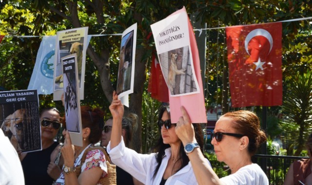 Hayvanları Koruma Kanunu'nun geri çekilmesi için eylem gerçekleştirildi
