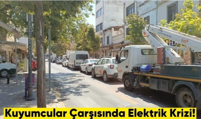 Manisa Kuyumcular Çarşısı'nda Elektrik Krizi!