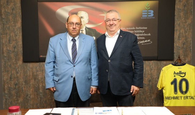 Edremit Belediye Başkanı Mehmet Ertaş, Yunan Başkanı ağırladı