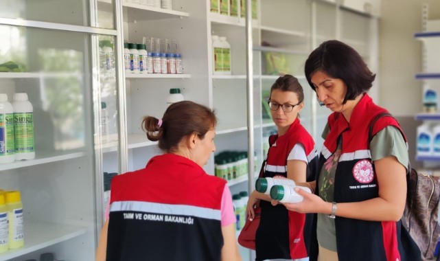 İzmir'de Eş Zamanlı Bitki Koruma Ürünleri Bayi Denetimleri Yapıldı