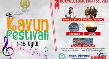 Kırkağaç’ın 102. Kurtuluş Yılı ve Kavun Festivali Coşkuyla Kutlanacak