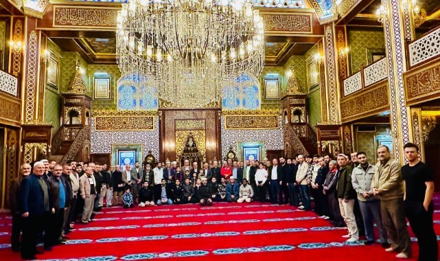 Saruhanbey’in Torunları Sabah Namazında Saruhanbey Camiinde Duada Buluştu
