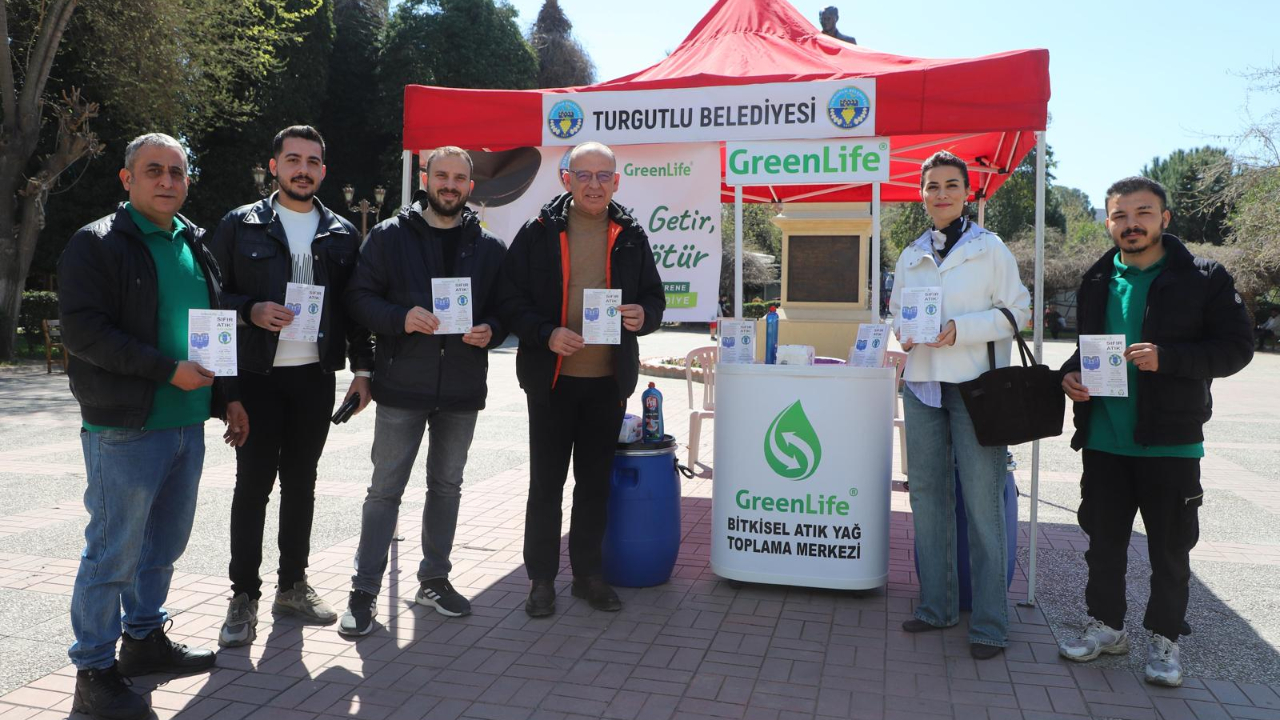 Turgutlu’dan Su Günü’ne Anlamlı Dokunuş: Atık Yağını Getir, Hediyeni Götür!