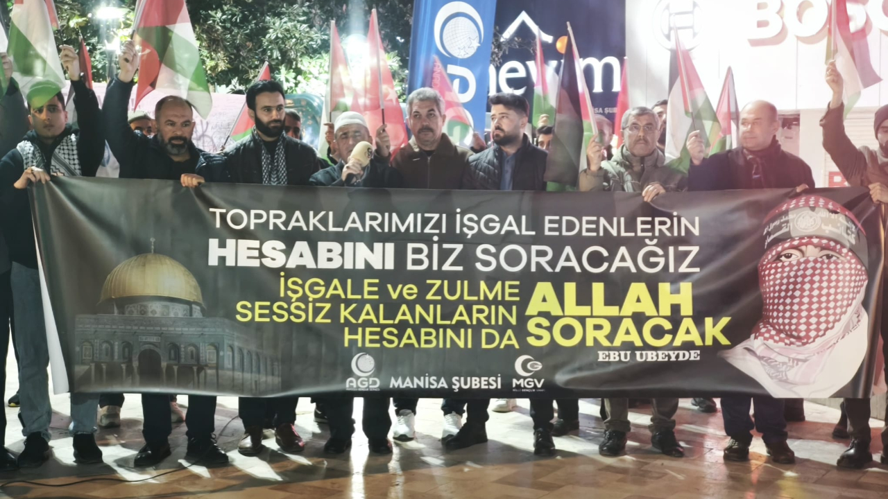 AGD Manisa Şubesi’nden Gazze Çağrısı