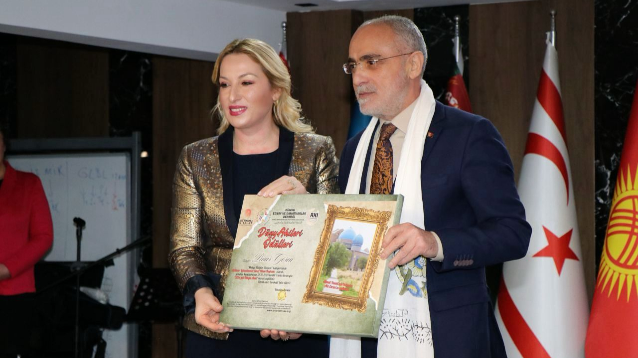 Türkiye’nin Tek Kadın Lokantacılar Odası Başkanı Pınar Gören’e Dünya Ahileri Ödülü