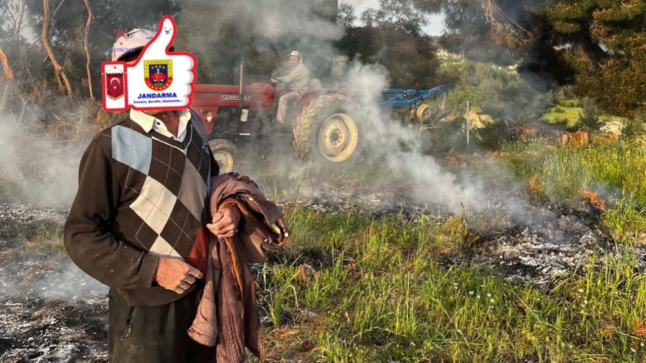 Gördes’te Orman Kenarında Ateş Yakan 2 Kişiye Para Cezası