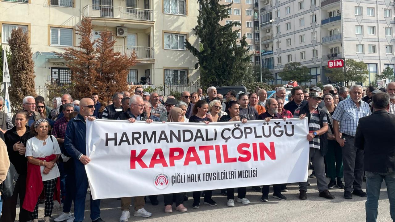 Çiğli Halkı, Harmandalı Tesisi İçin Yürüdü