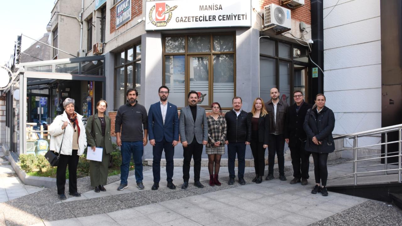 Mimarlar Odası Adayı Teker'den Gazeteciler Cemiyetine Ziyaret