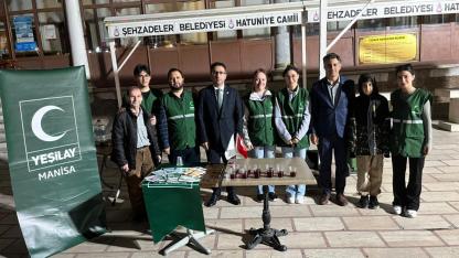Manisa’da Teravih Öncesi Yeşilay’dan Farkındalık Etkinliği