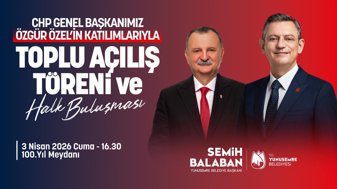 Yunusemre’de 43 Proje Aynı Gün Açılıyor