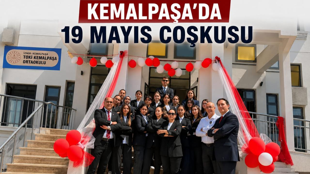İzmir Kemalpaşa TOKİ Ortaokulu’nda 19 Mayıs Coşkusu Yaşandı