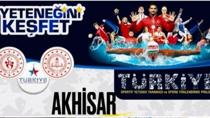 Akhisar’da Geleceğin Yıldızları Yetenek Taramasıyla Seçiliyor