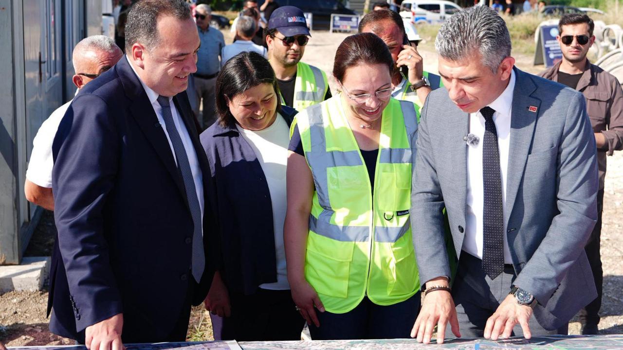 Başkan Dutlulu Soma’daki 20 Milyon TL’lik Altyapı Yatırımını Yerinde İnceledi