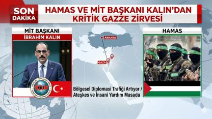 Hamas ve MİT Başkanı Kalın'dan Kritik Gazze Zirvesi