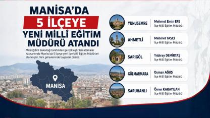 Manisa'da Eğitimde Büyük Rotasyon: 5 İlçe Müdürü Değişti