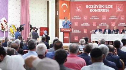 Saadet Partisi Genel Başkanı Arıkan sistem eleştirisi yaptı