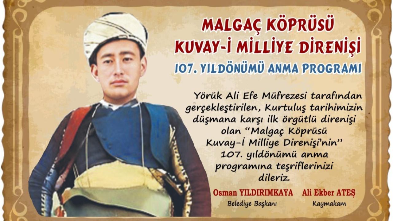 Sultanhisar'da Tarihi Anma: Malgaç Direnişi 107 Yaşında