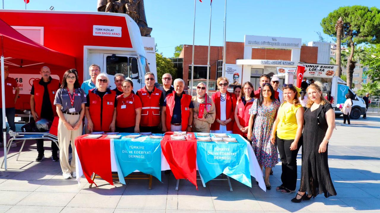 TDED MANİSA'DAN ÖRNEK KAN BAĞIŞI SEFERBERLİĞİ