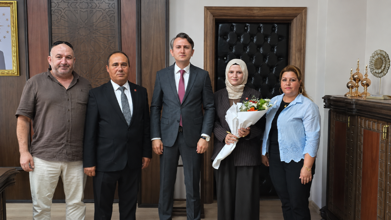 Saadet Partisi Saruhanlı’dan Kaymakam Özcan’a Ziyaret
