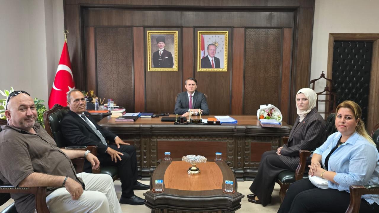 Saadet Partisi Saruhanlı’dan Kaymakam Özcan’a Ziyaret