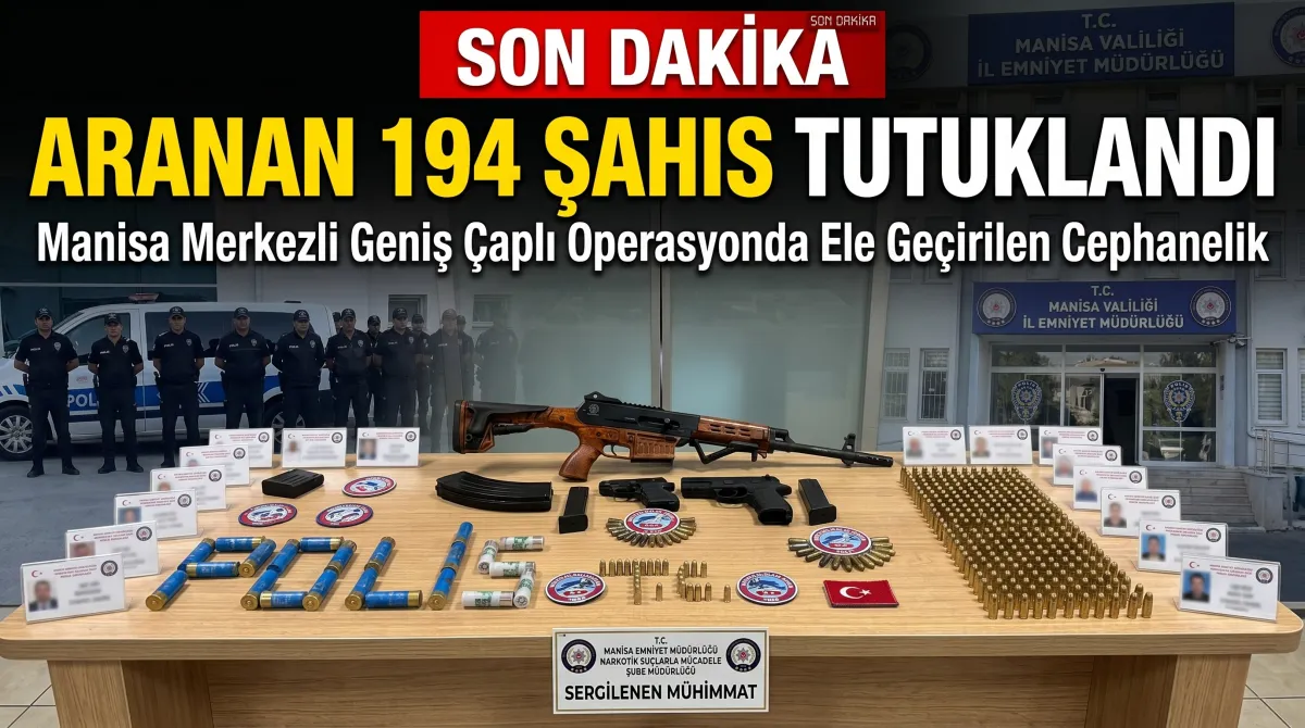 Aranan 194 Şahıs Tutuklandı