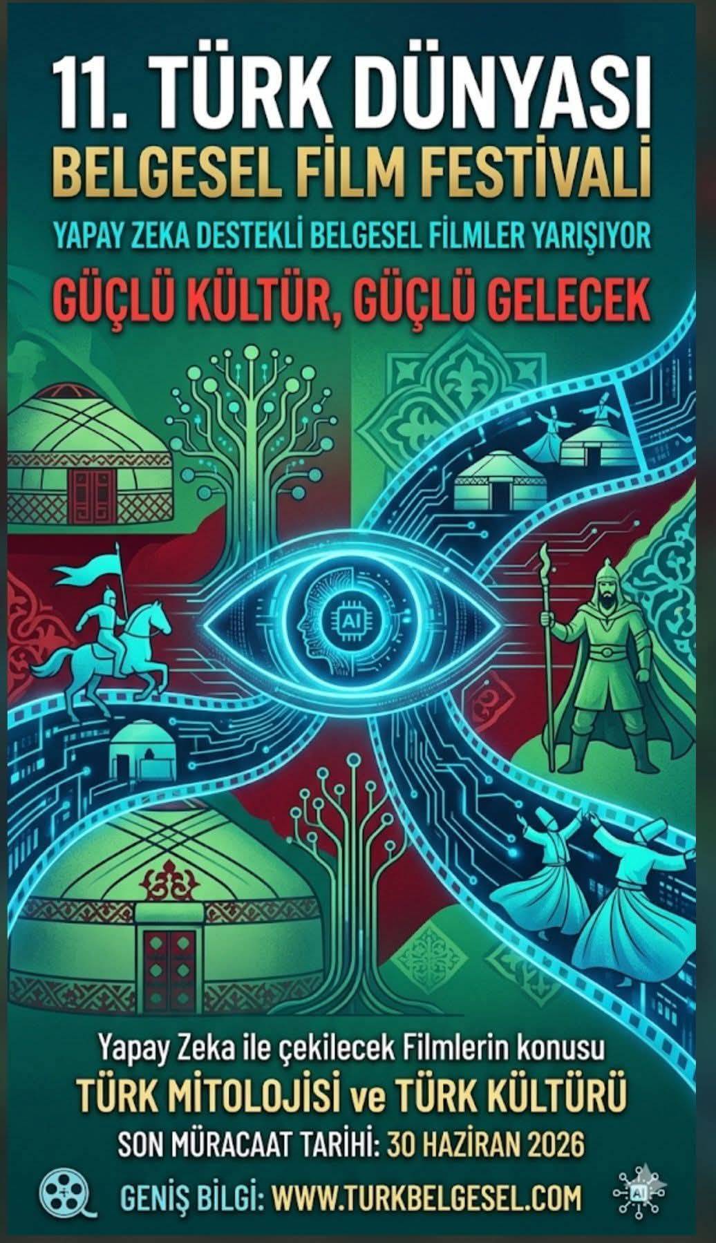 Türk Dünyası Belgesel Film Festivali’nde Bir İlk: Yapay Zekâ Destekli Belgeseller Yarışacak